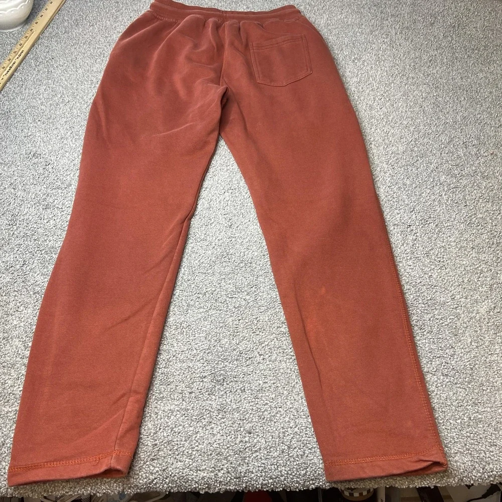 True Religion Rust Orange Sweatpants with White Logo